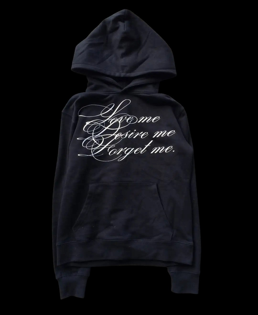 LOVEMEFORGETME HOODIE (BLACK)