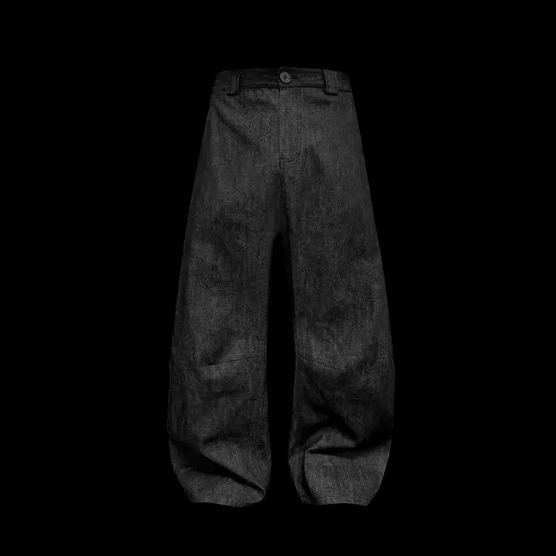 DARK WASH LOOSE JEANS