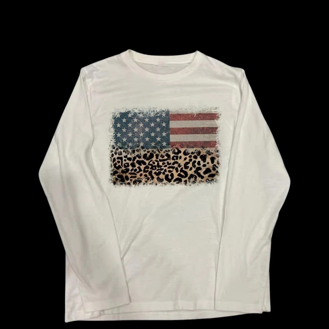 USA LEOPARD LONGSLEEVE